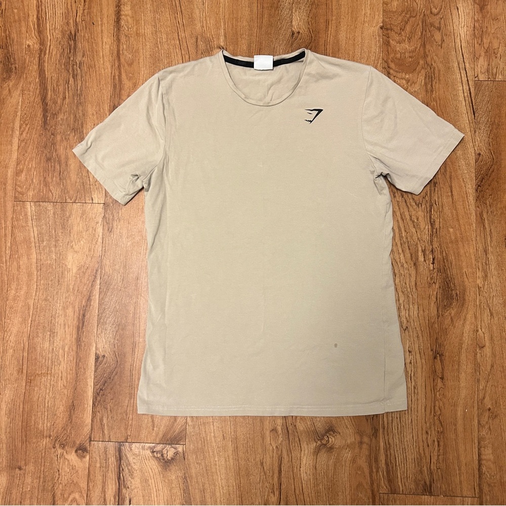 Gymshark Men’s Tan Workout Active Shirt